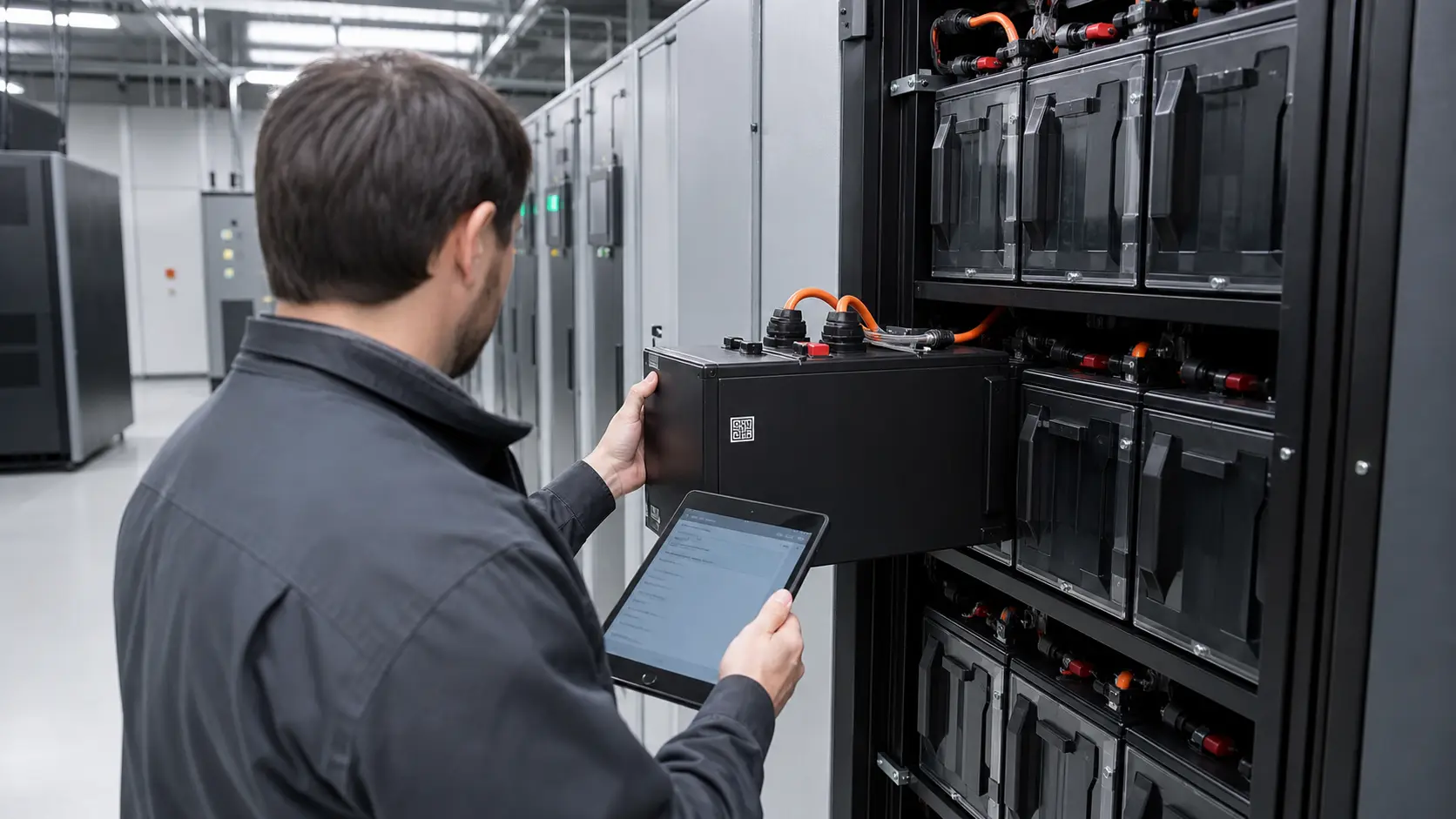 El pasaporte de batería detrás de una sustitución de UPS