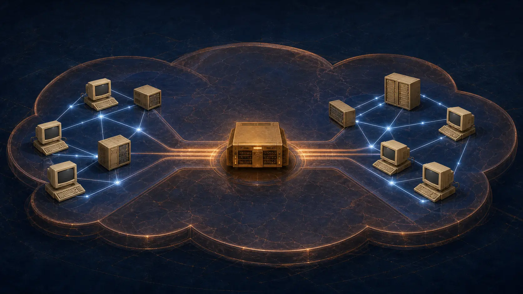 Derselbe Dienst trug zwei Nachbarschaften. Dazwischen stand weiter ein Router: RFC 1209