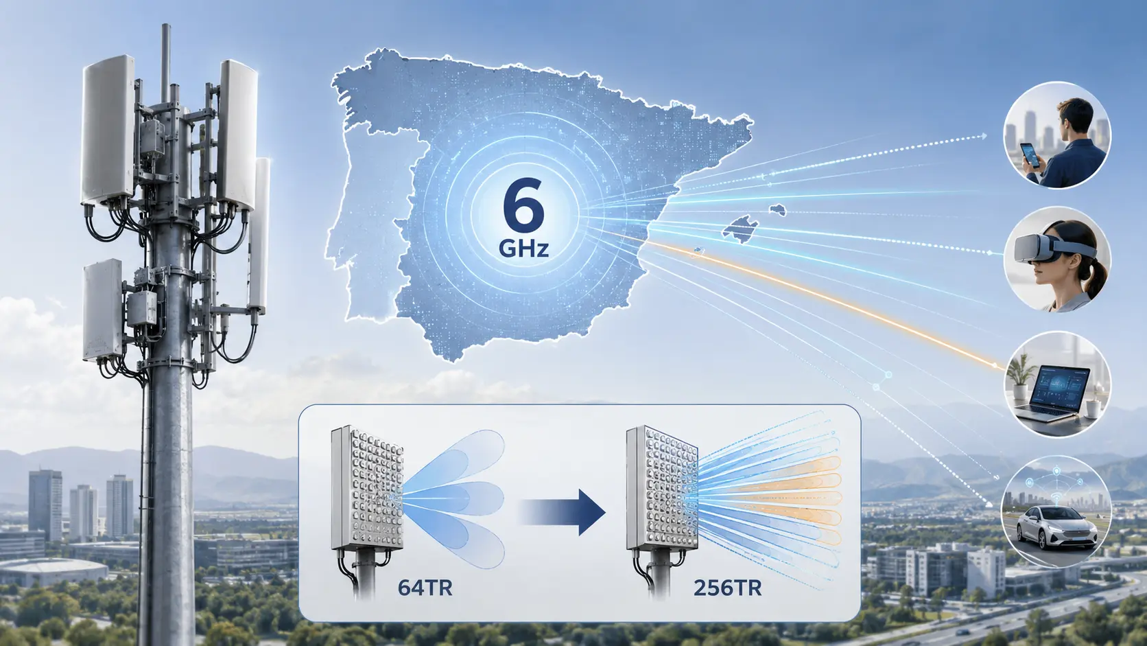 MasOrange testet 6-GHz-Funktechnik mit Ericsson