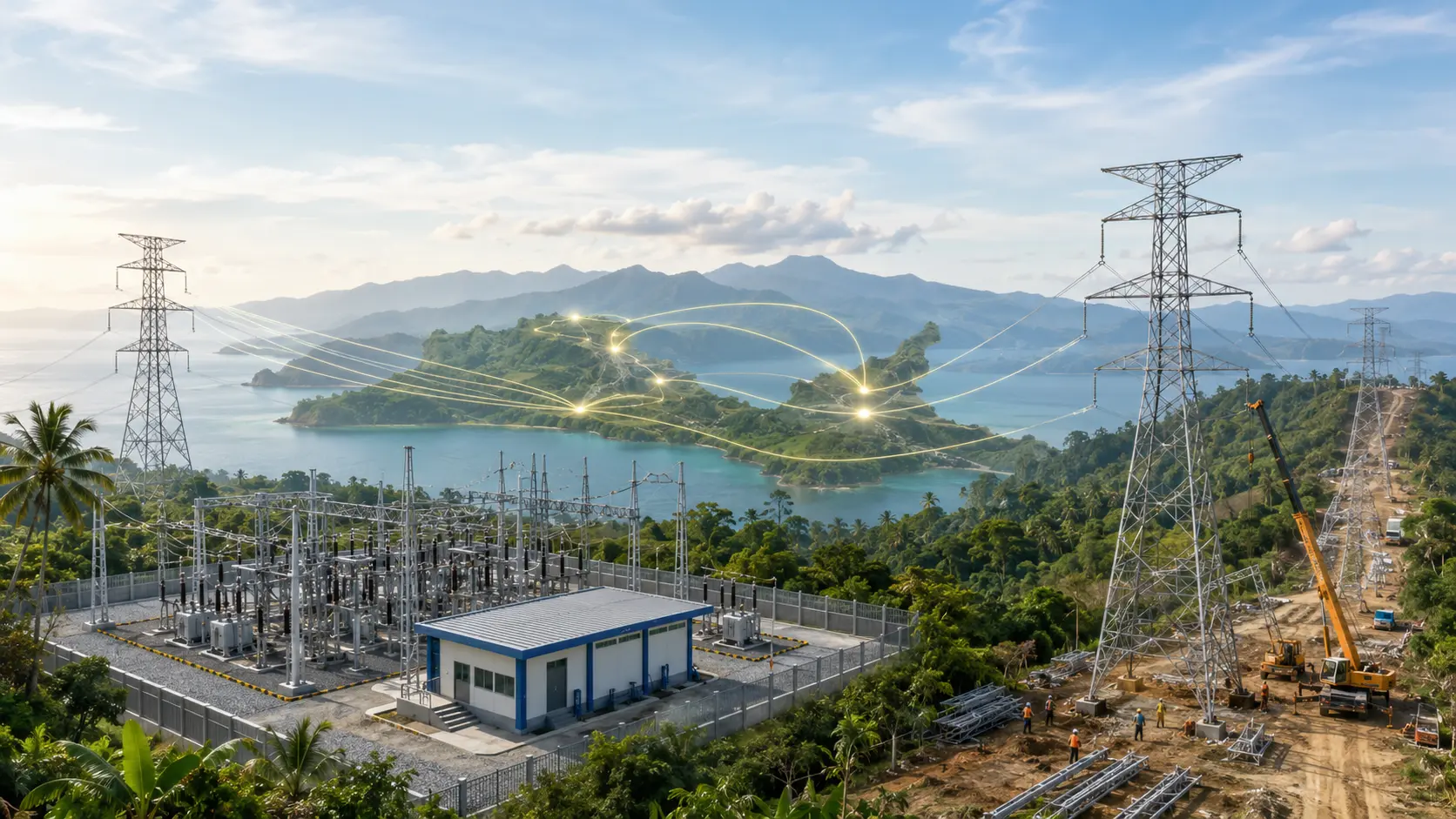 PLN prepara ligações de transmissão de 150 kV em Gorontalo