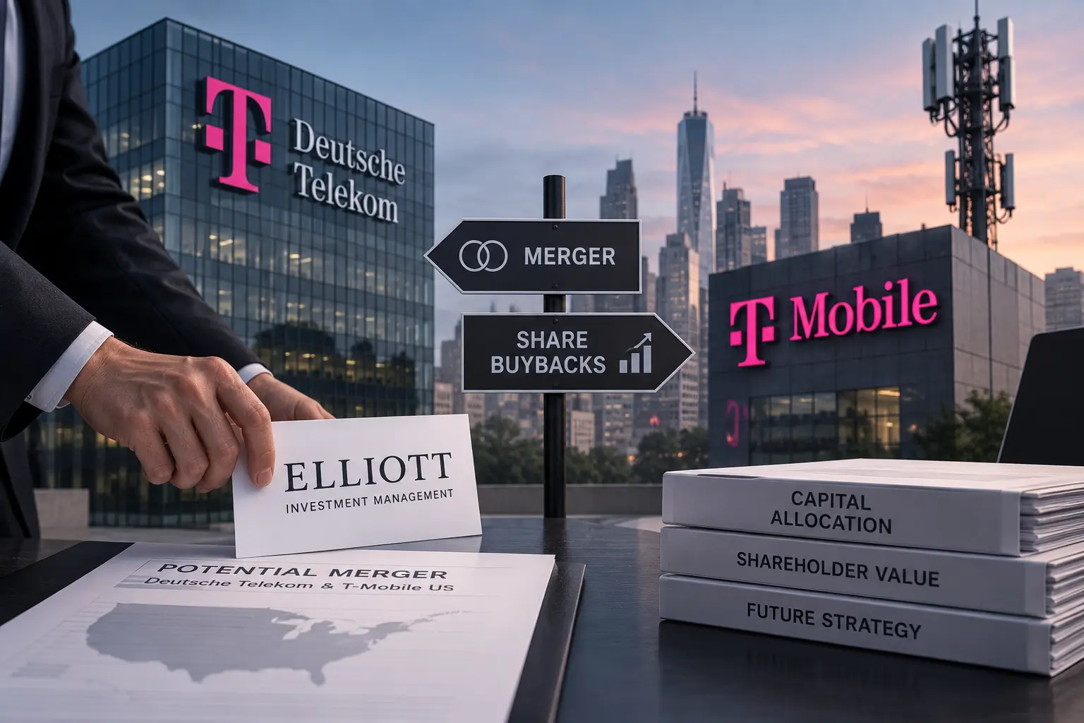 Elliott pide a Deutsche Telekom abandonar la fusión con T-Mobile