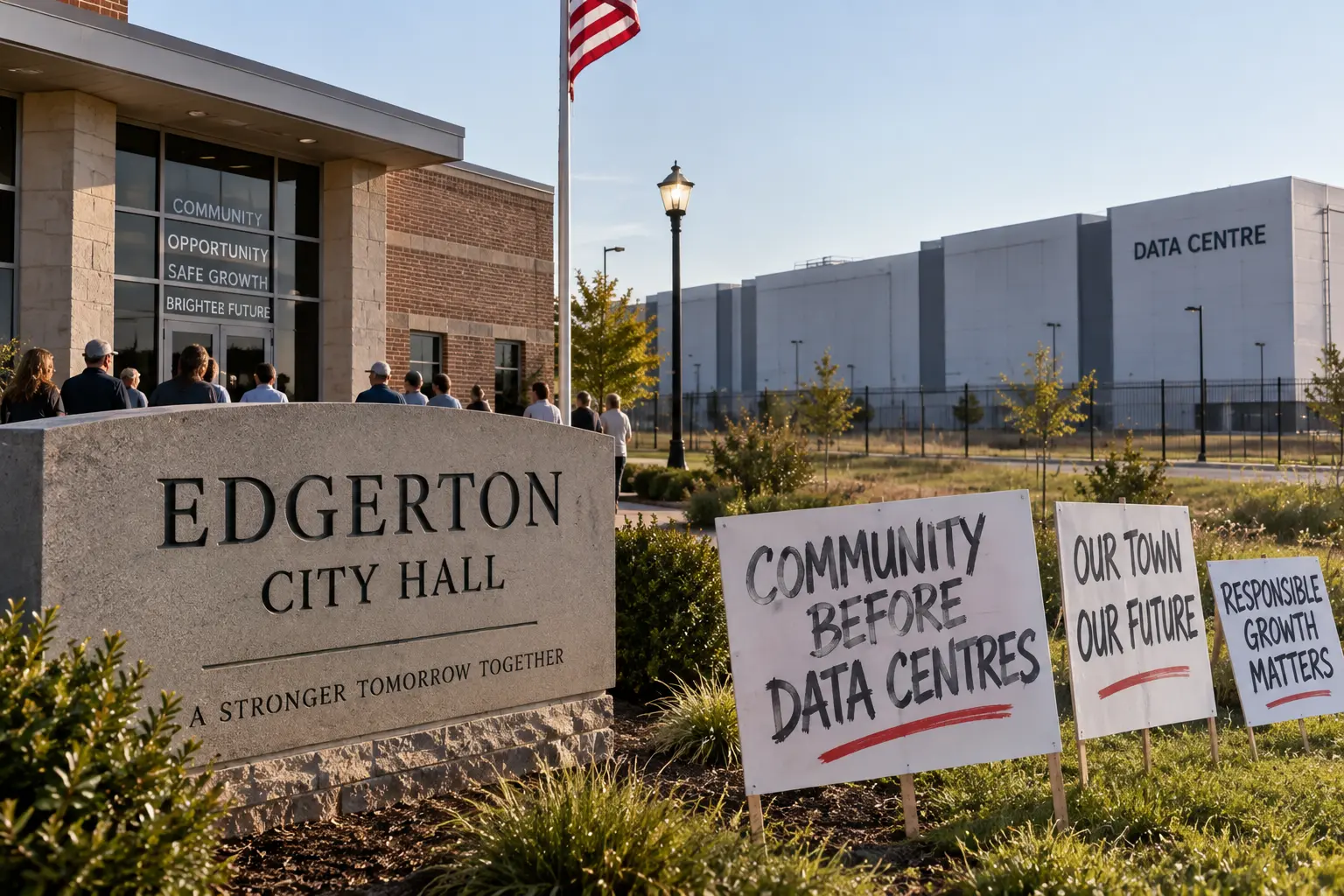 Une juge rejette l’action d’Edgerton contre les auteurs d’une pétition sur les centres de données