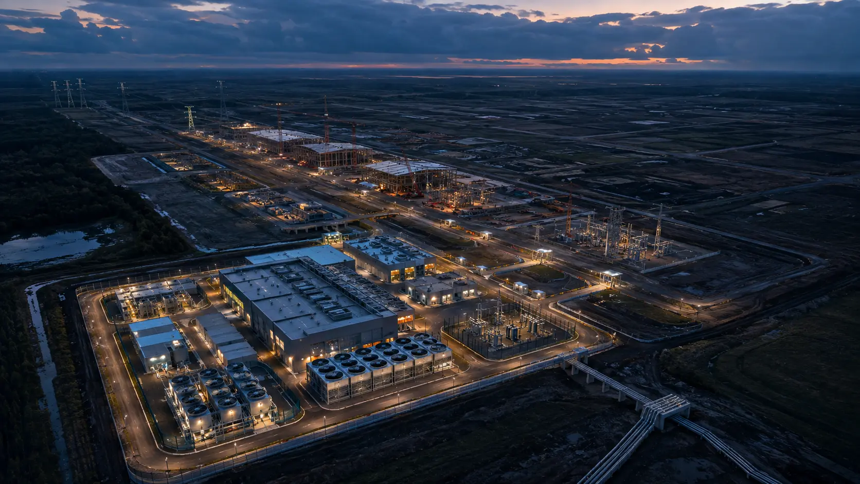STTGDC exploite 780 MW ; près de 2 GW restent à livrer