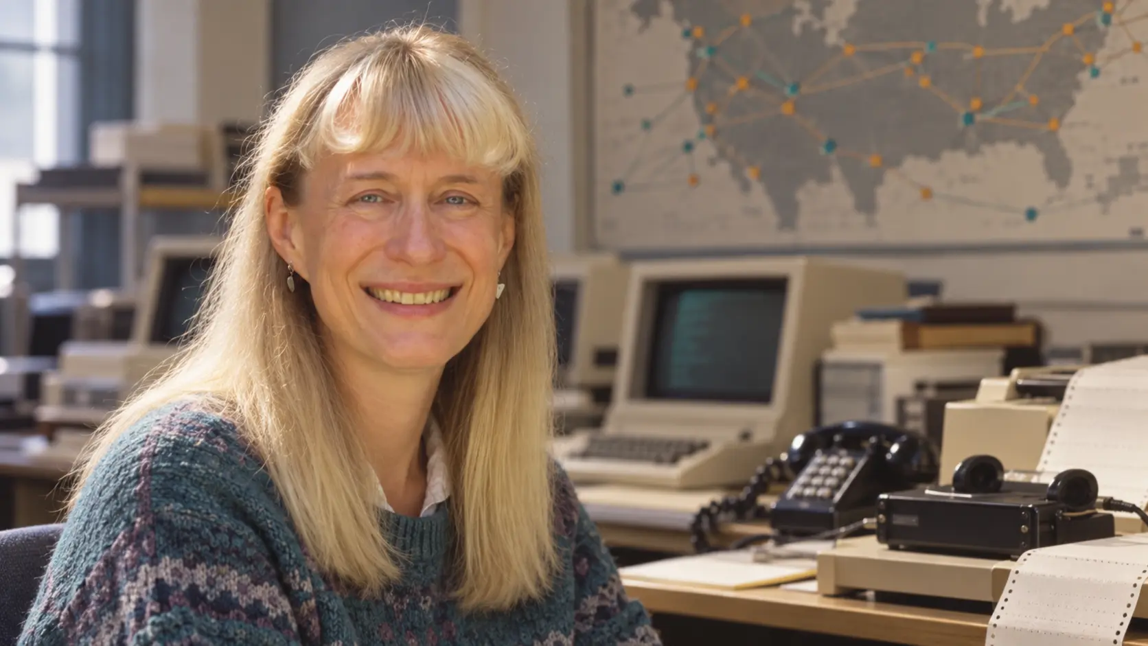 Mary Ann Horton e a rede discada que precisou publicar seu próprio mapa