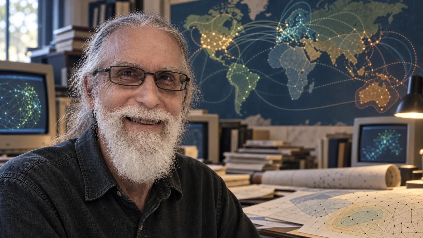 John S. Quarterman y el mapa que tuvo que definir Internet