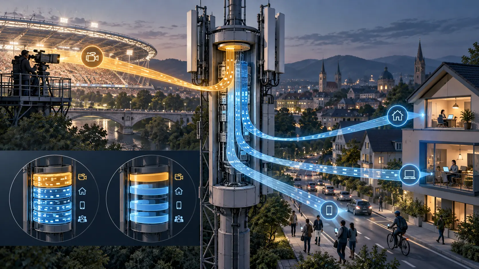 Допустимость среза 5G определяется ёмкостью, оставшейся другим пользователям