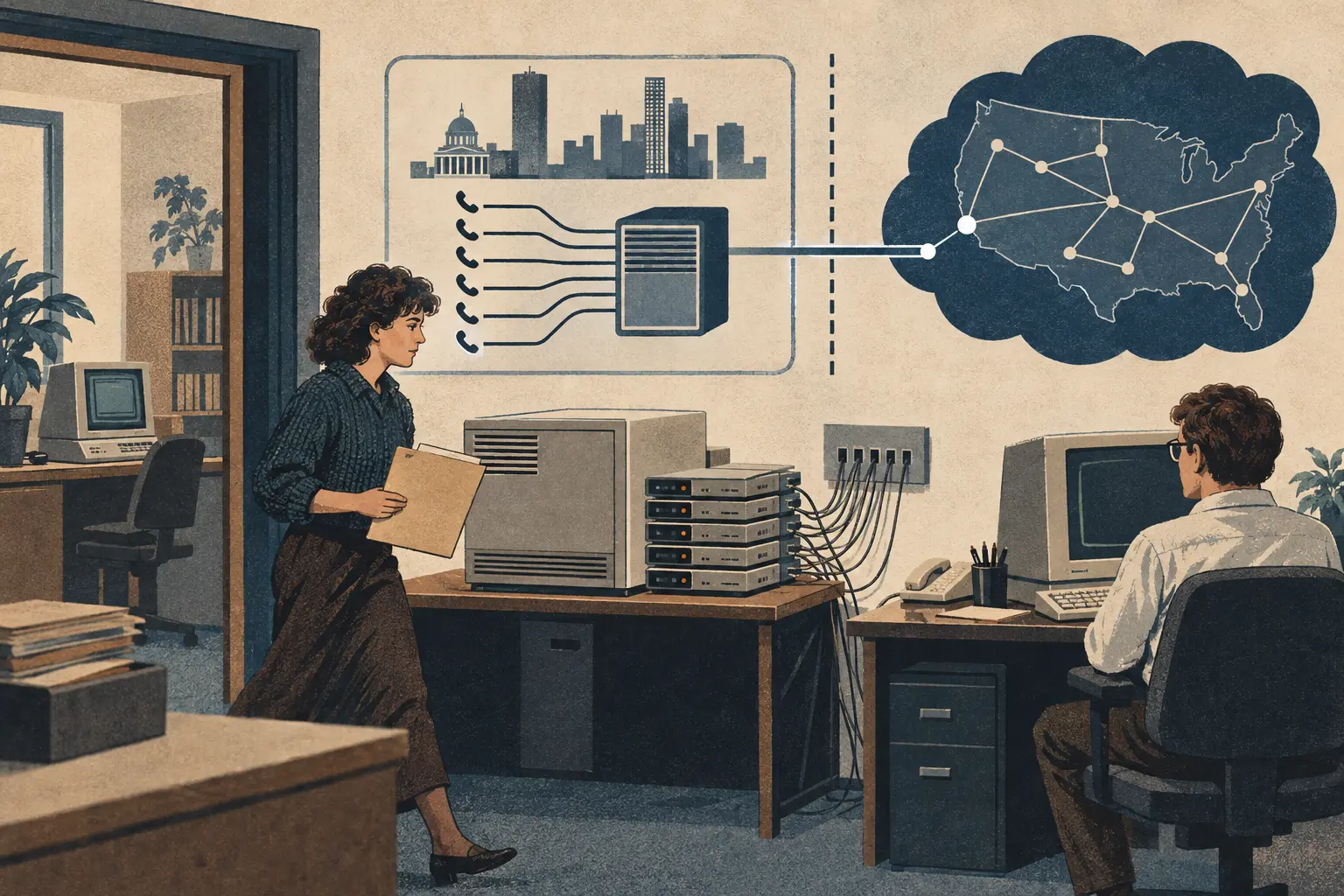 لم تكن الحسابات مسارات: تجربة The World للاتصال الهاتفي عام 1989