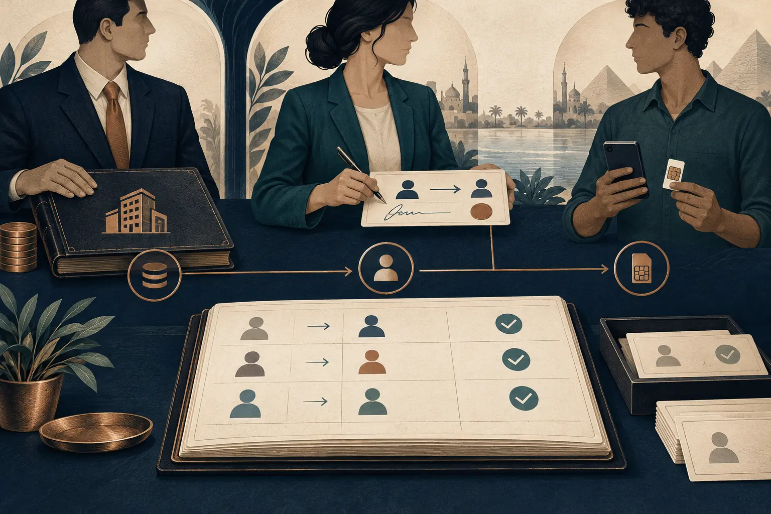 Las reglas egipcias para SIM corporativas exigen un registro actualizado de usuarios