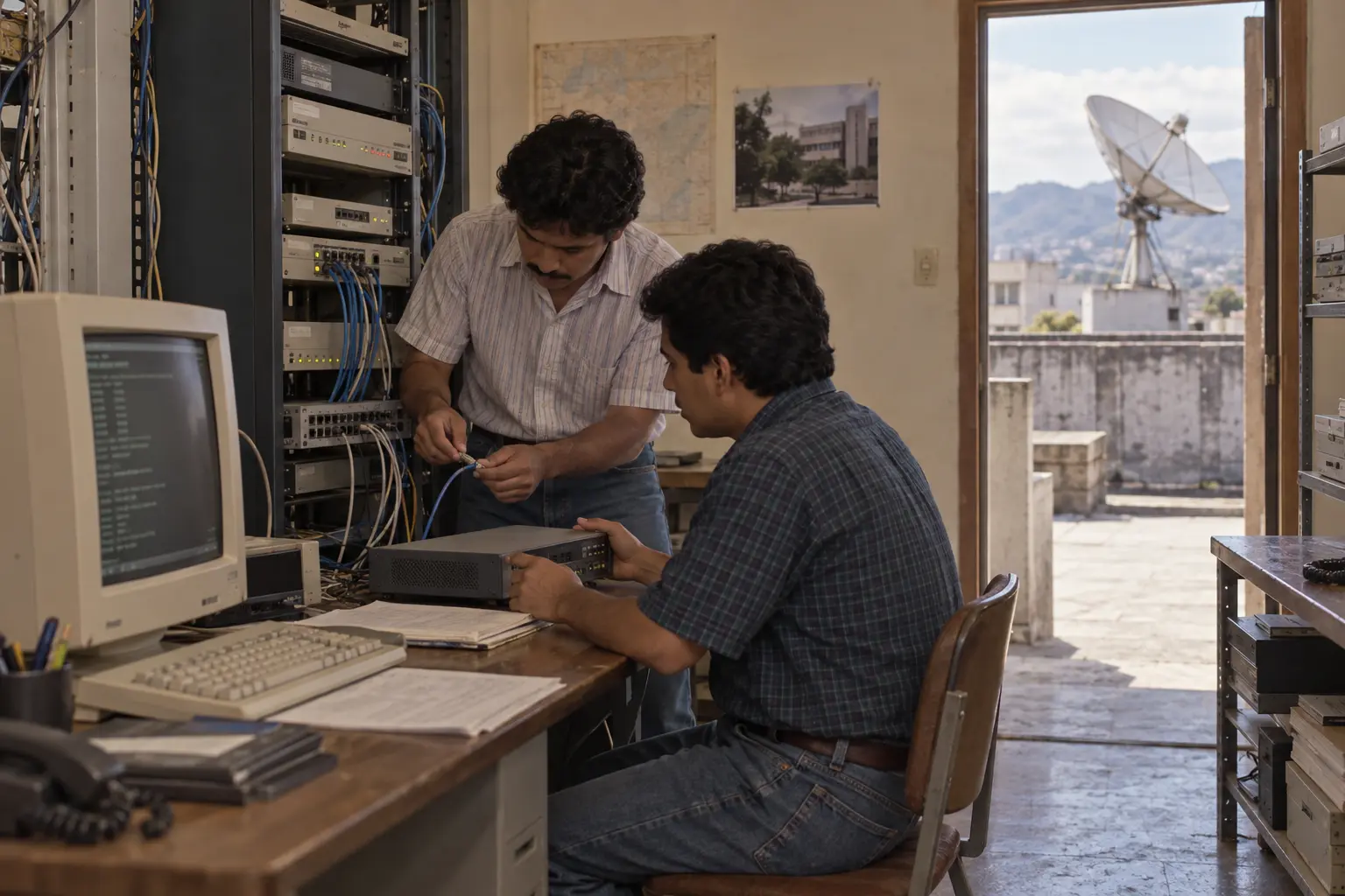 Honduras ging per Satellit online; der Streit um .hn spaltete HONDUNet