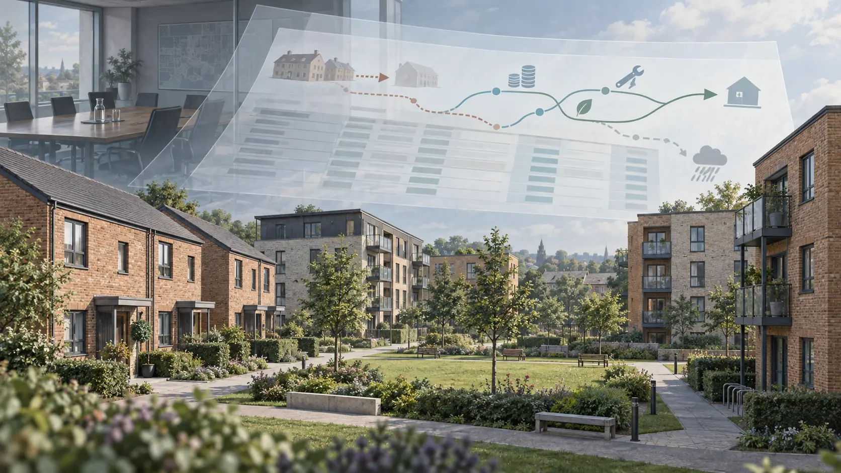 GreenSquareAccord hält Covenants ein, doch der Viabilitätsplan hängt an Wohnungsverkäufen