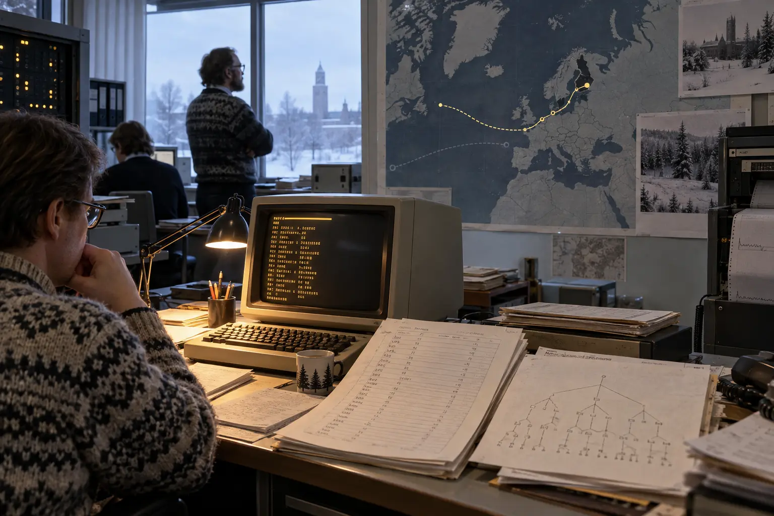 .fi kam vor der globalen Route: Finnlands Domain, 1986–88