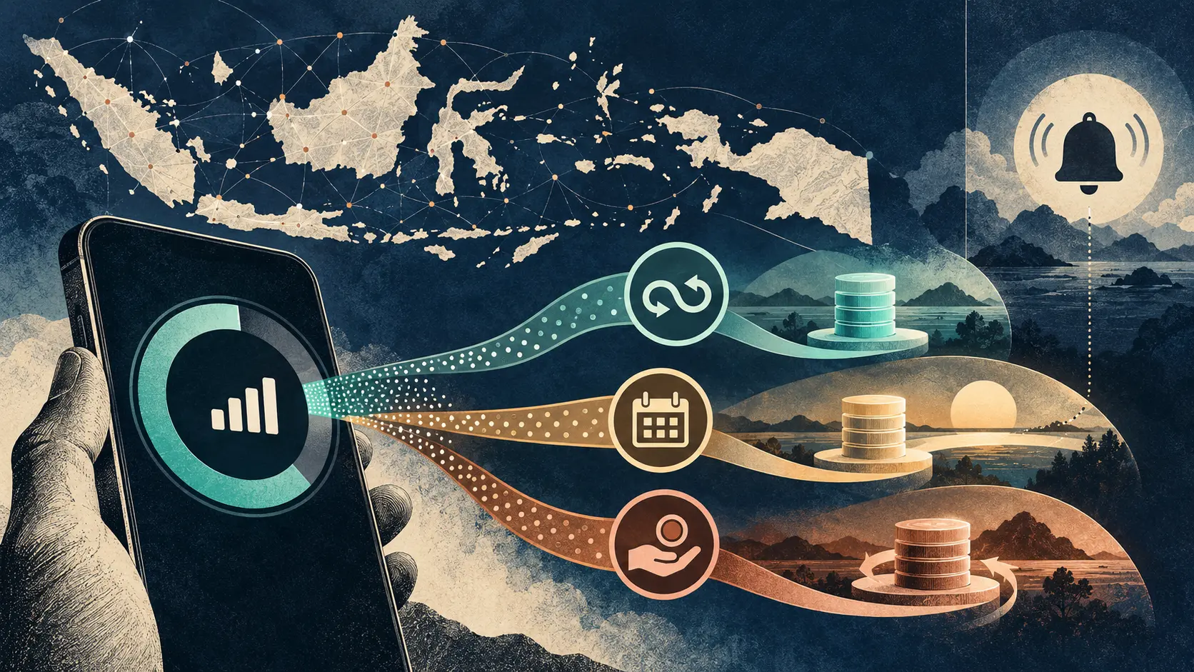 El saldo de datos en Indonesia necesita una prueba de uso real