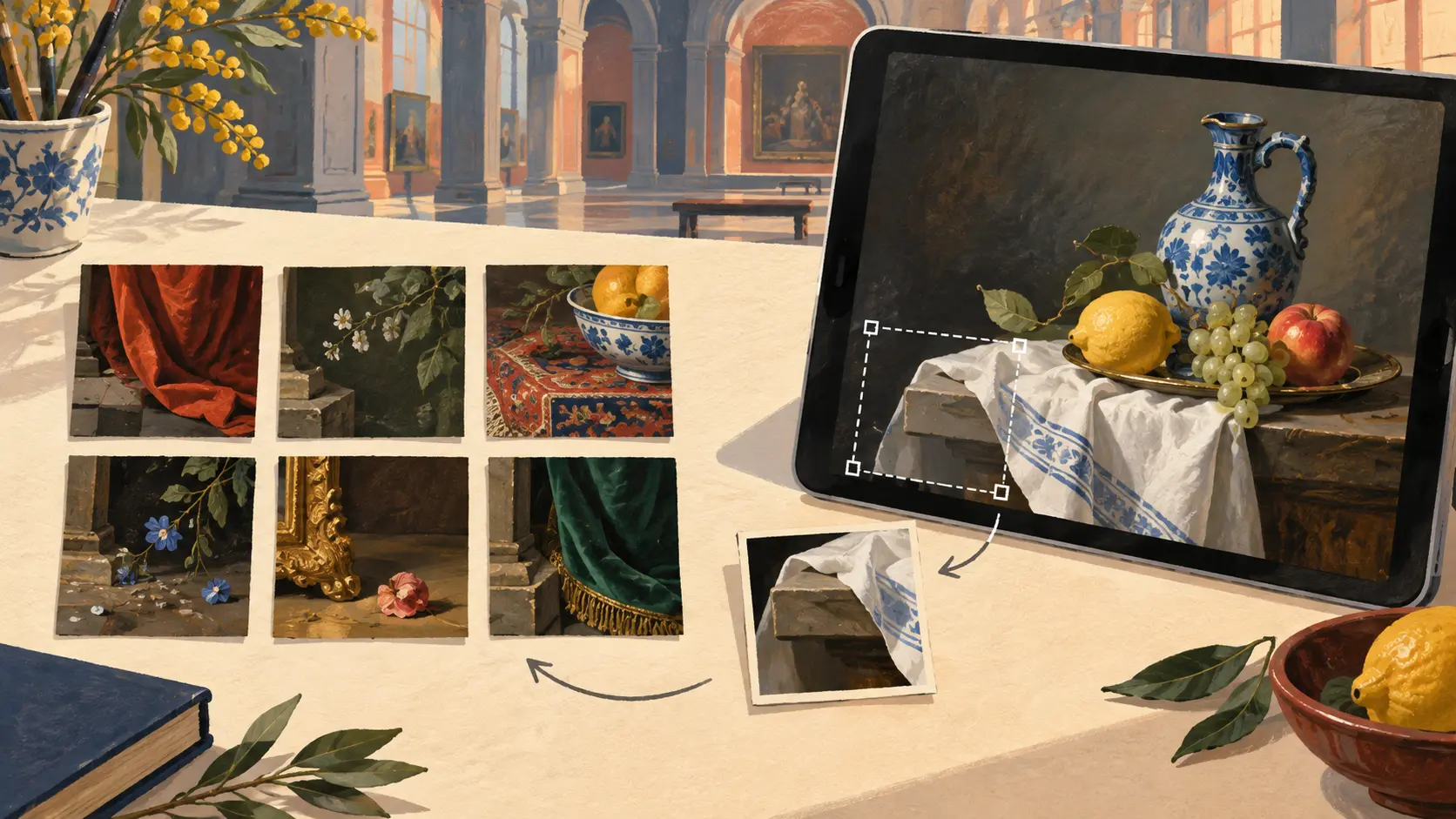 The Museum Put Its Art Online. He Collected the Corners.