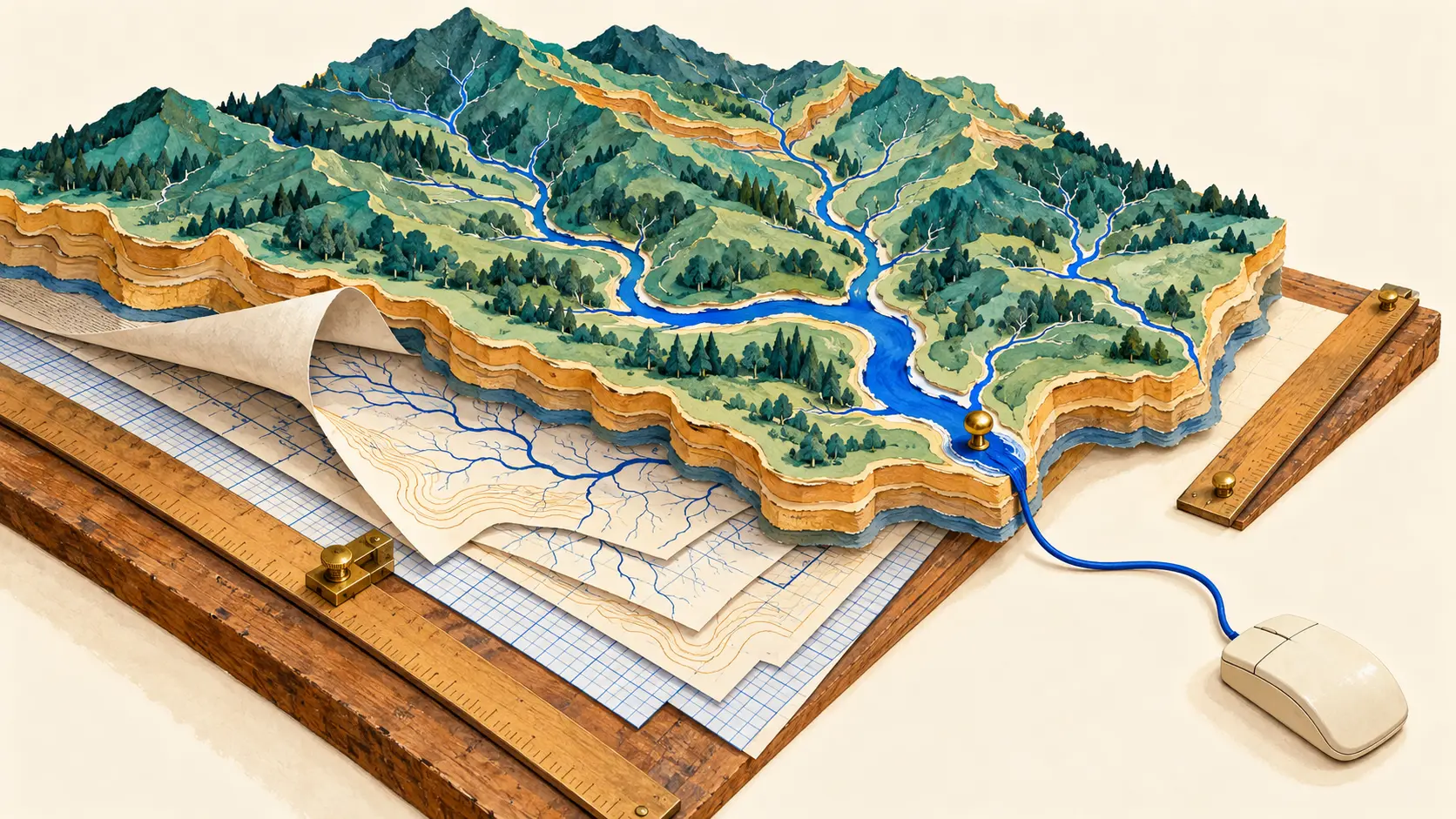 川をクリックしたら、流域が総出で働いた