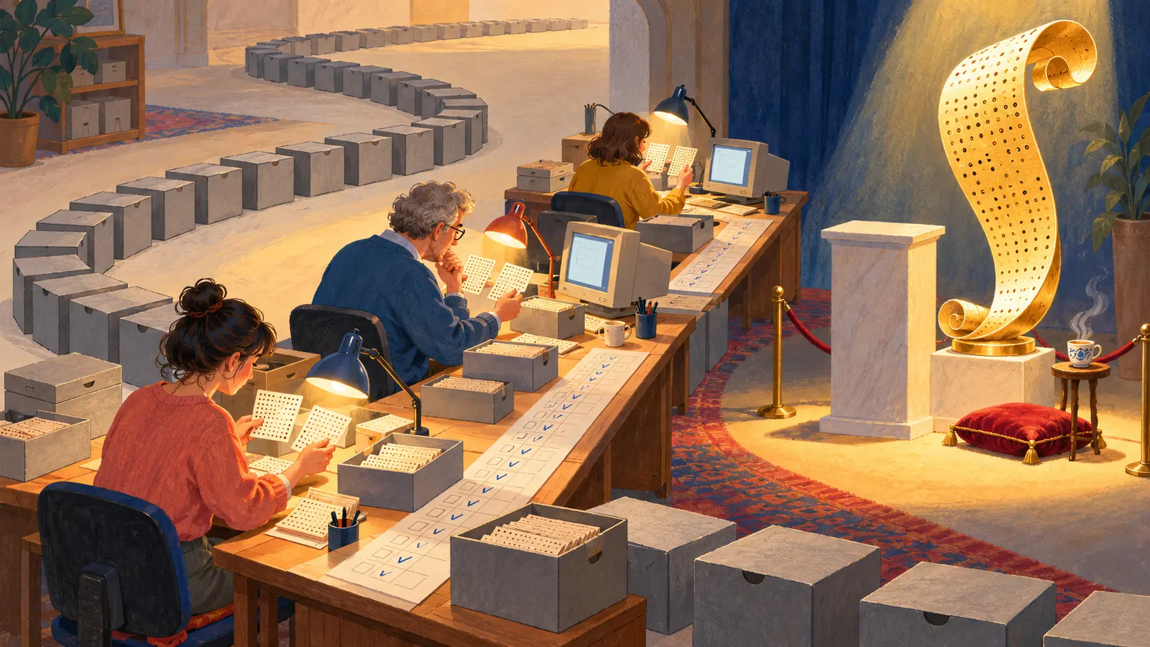 Un nombre géant, une interminable affaire de rang