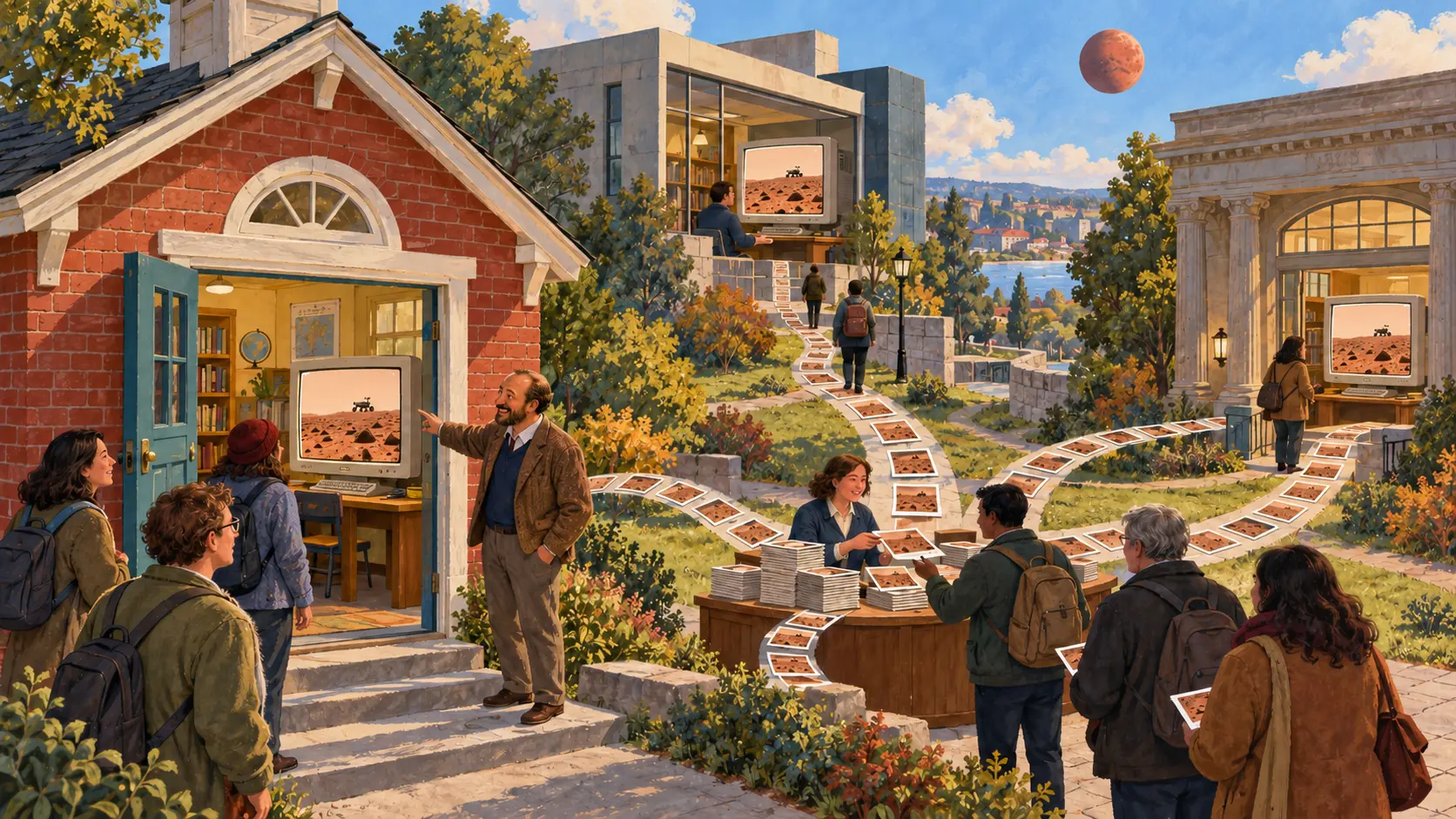 For Mars Pictures, Try the School in Portland
