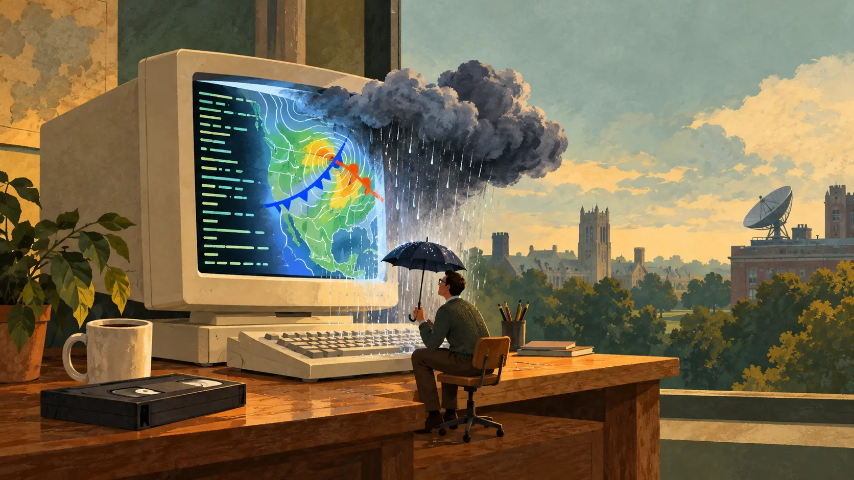 Die Wetterauskunft saß am Port 3000