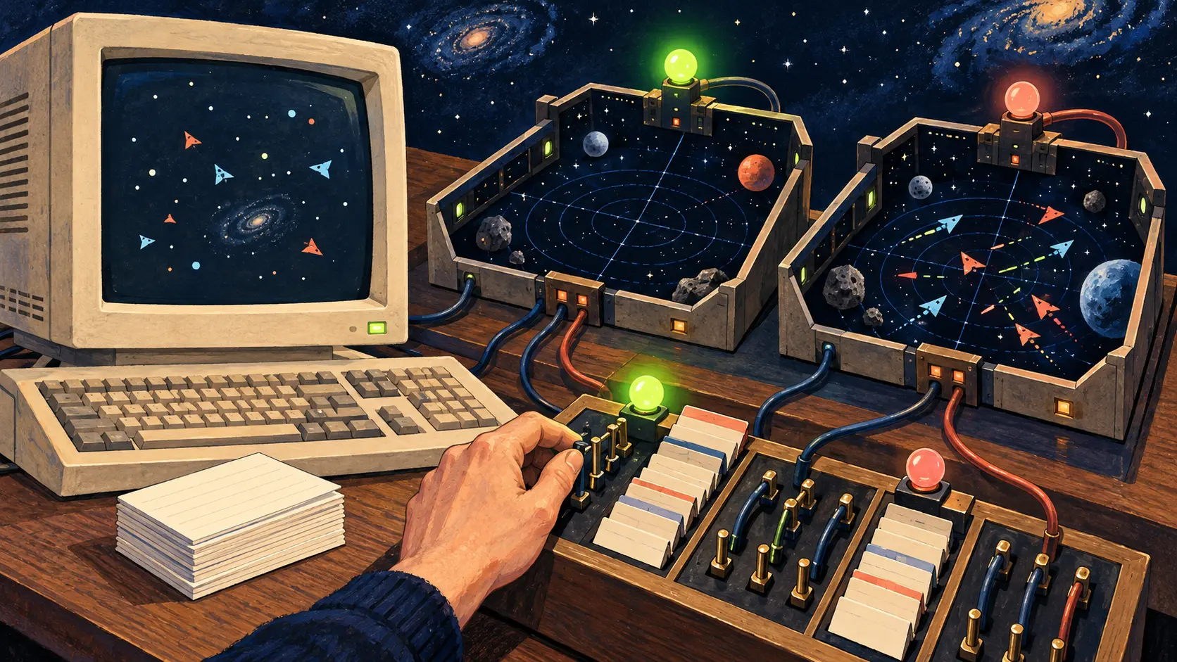 La galaxia estaba abierta. Faltaban los enemigos.