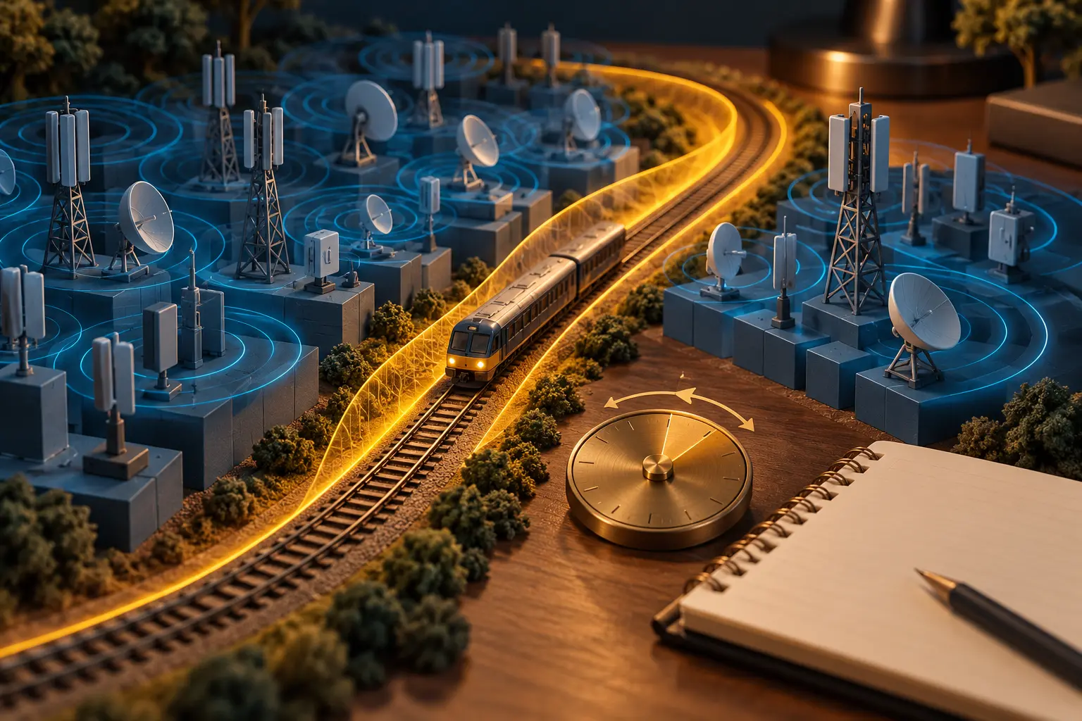 A ferrovia fica com 10 MHz. Os vizinhos de 2 GHz recebem dois anos de aviso.