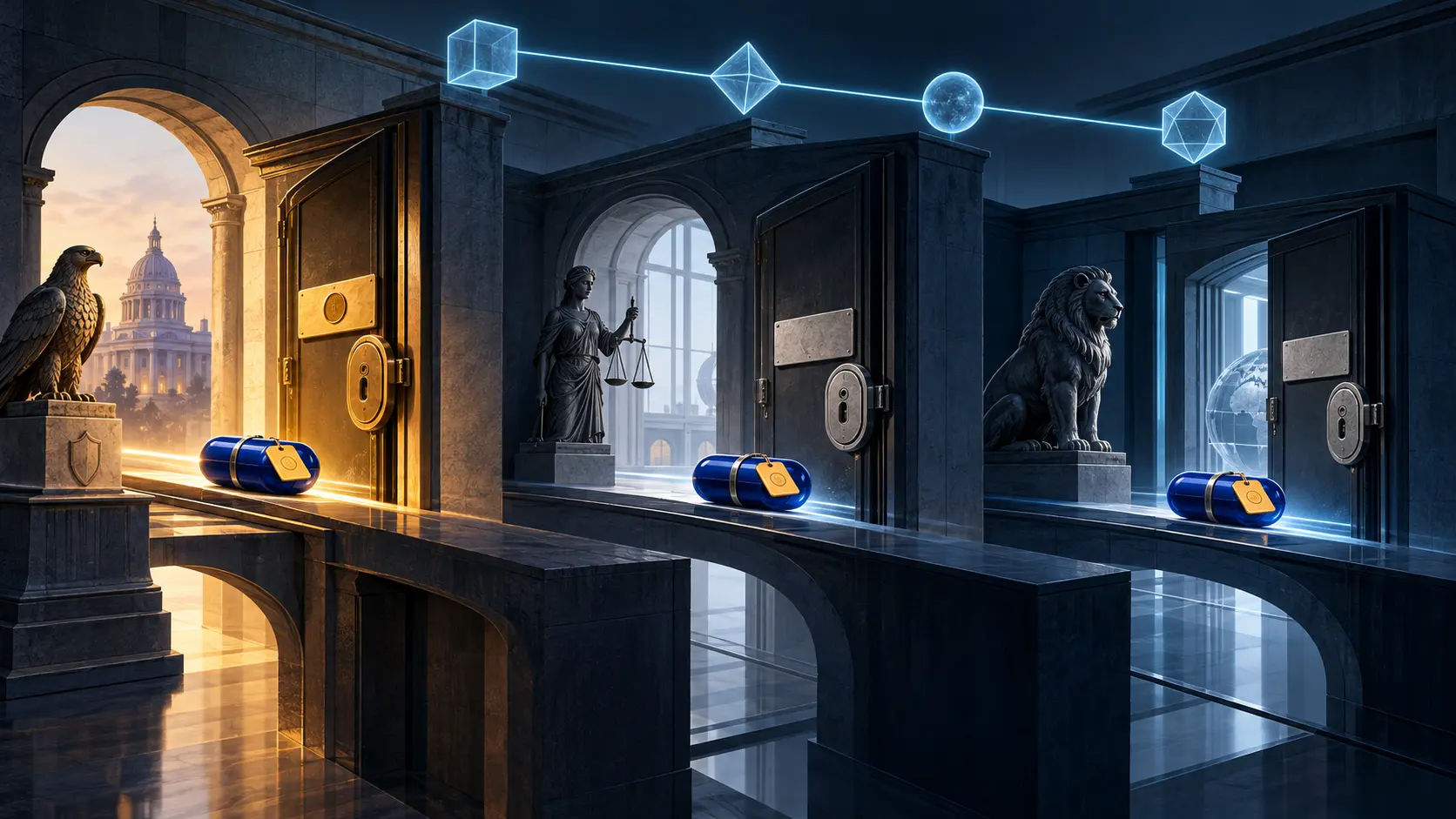 Agent Routing's Policy Tag Travels. The Agreement Stays Put.