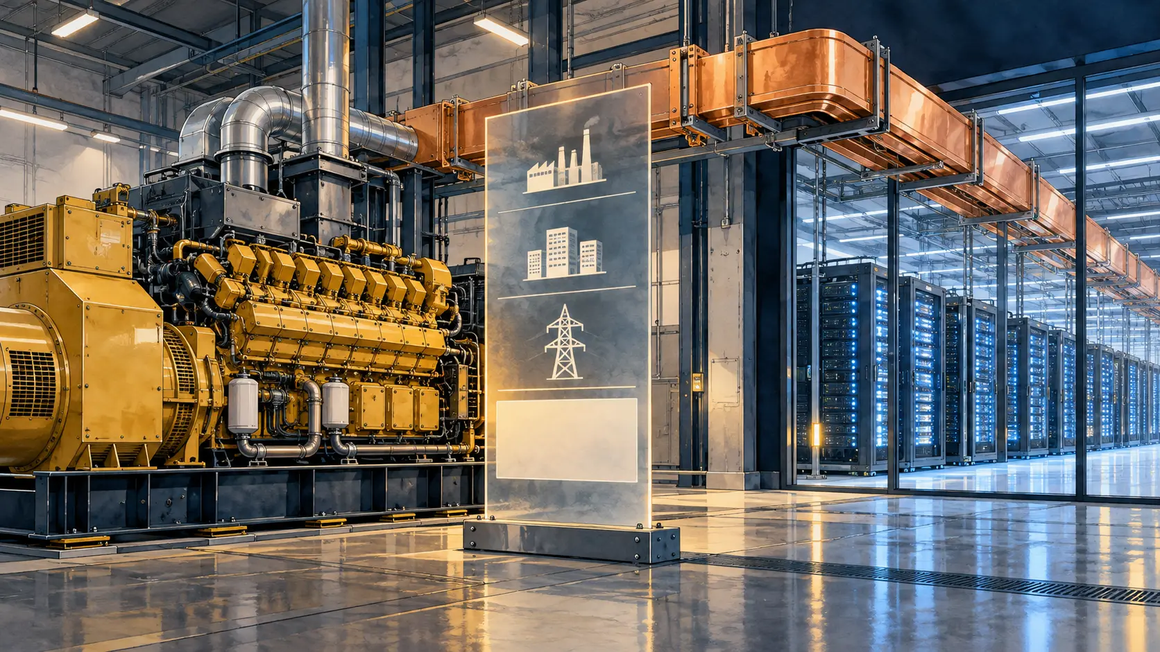 مبيعات توليد الطاقة لدى Caterpillar تقفز 75%، وحصة مراكز البيانات بلا رقم مستقل