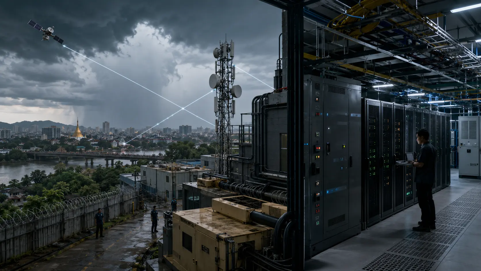 True Internet データセンター Myanmar と脆弱な市場における信頼性のコスト