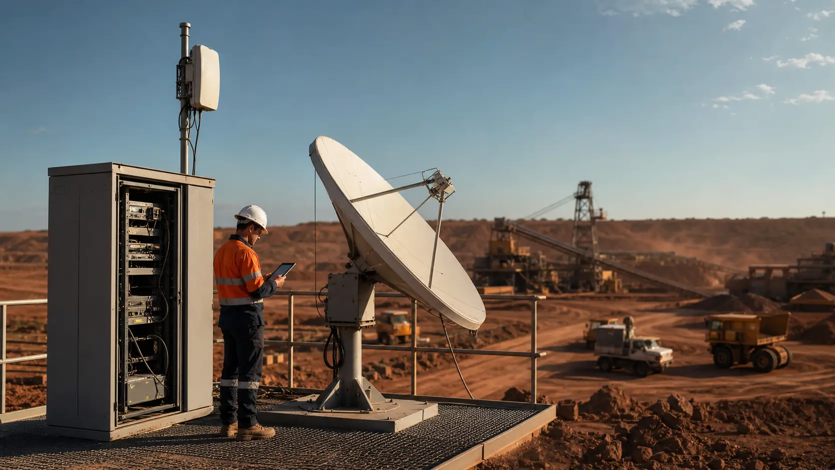 SpeedCast Australia واقتصاد استمرارية اتصال المواقع النائية