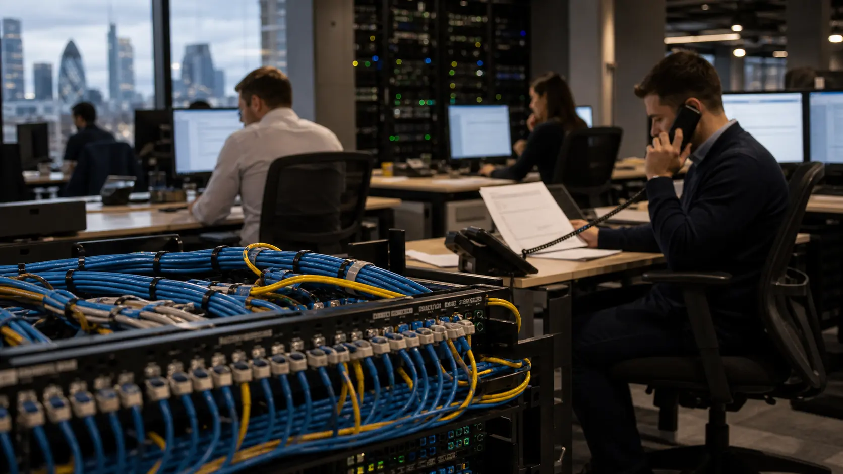 Editorial infrastructure image for Virtual1 Ltd