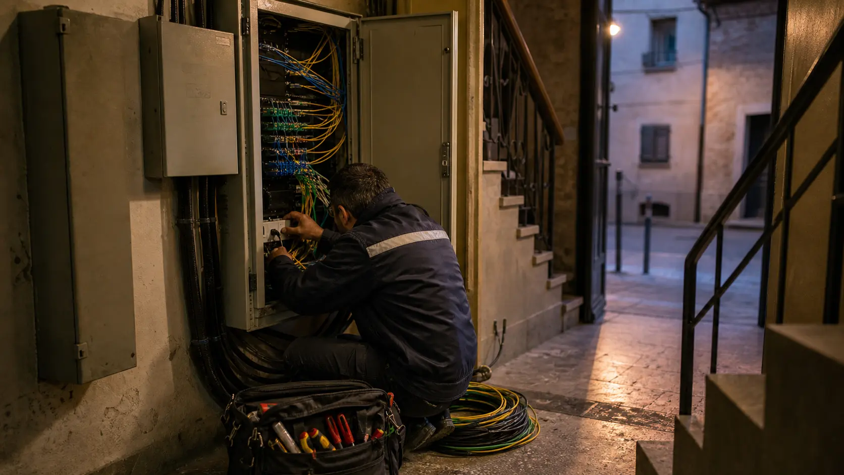 La línea de acceso de 16 € y la visita al sótano: la aritmética del ISP local de WicitY