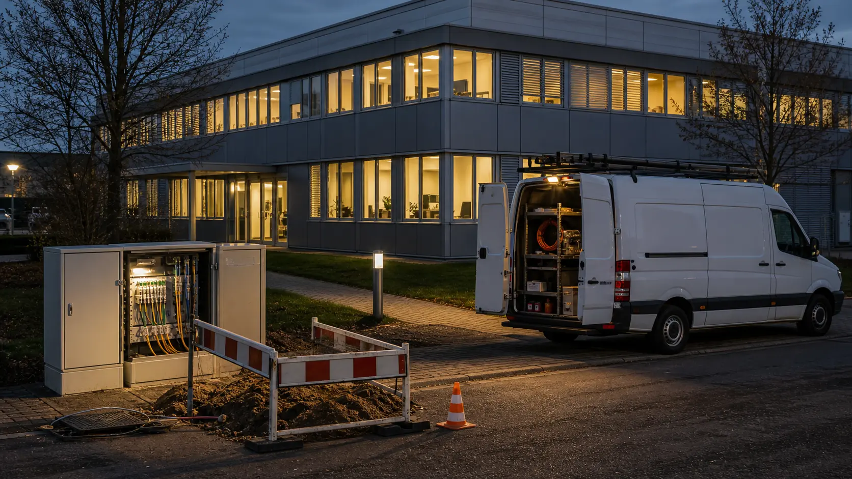 Editorial infrastructure image for VSE NET GmbH