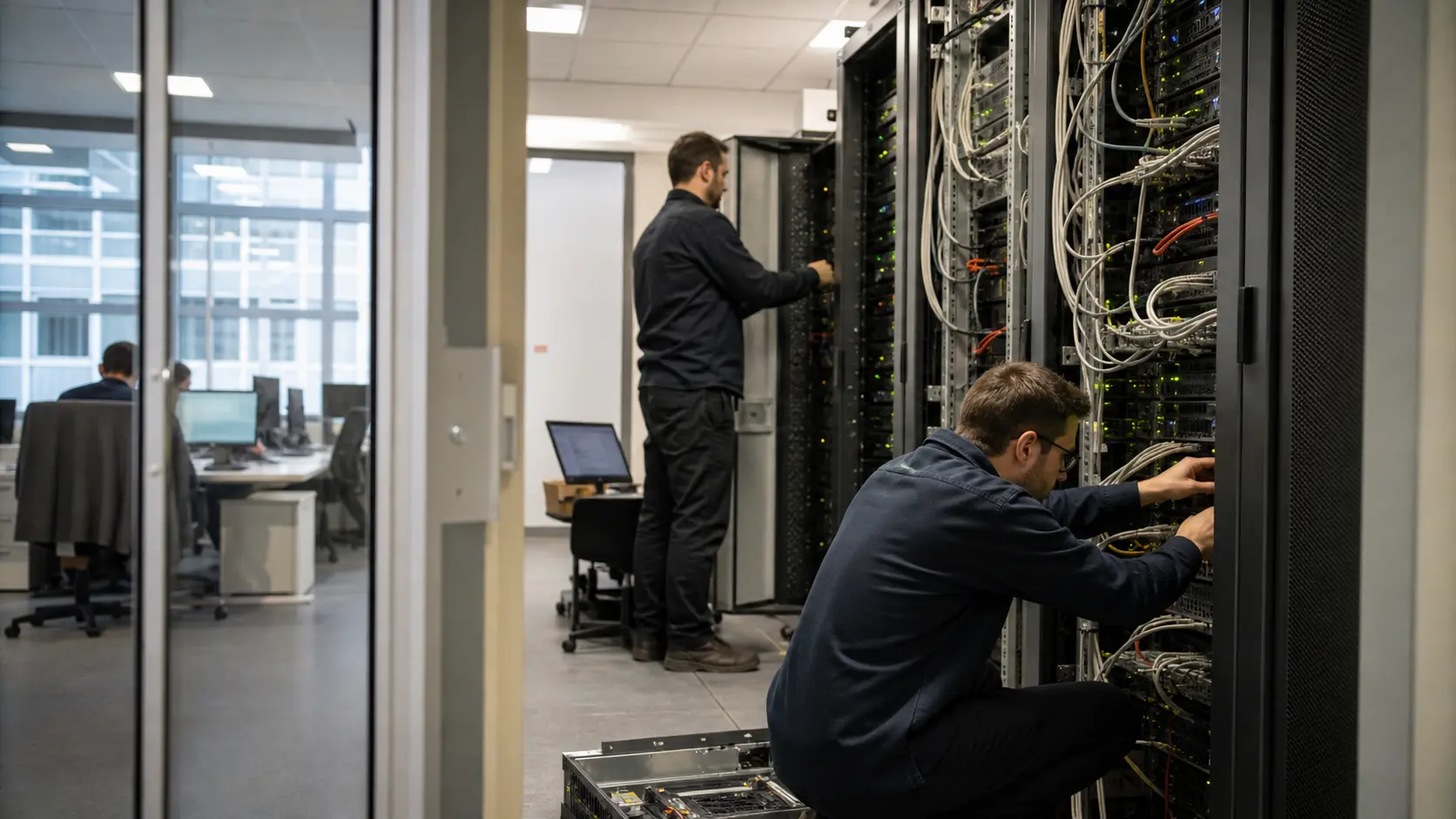 Editorial infrastructure image for Adecco IT Services SAS