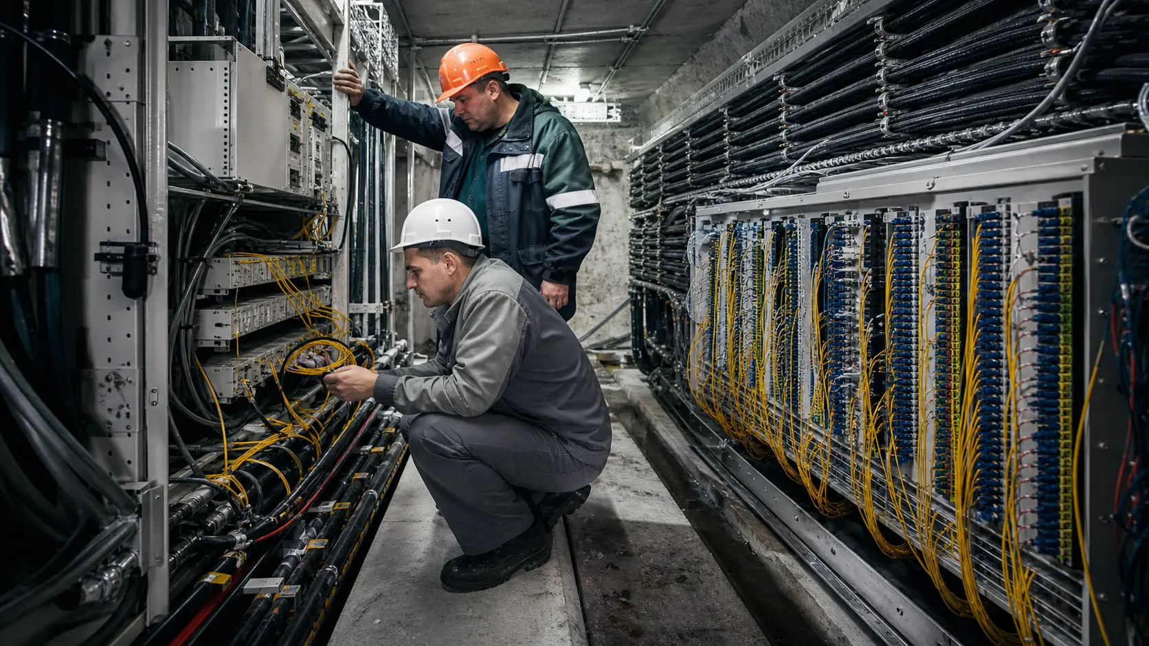 Photorealistic editorial image for JOINT-STOCK COMPANY "MOSCOW ENERGY COMMUNICATION NODE"