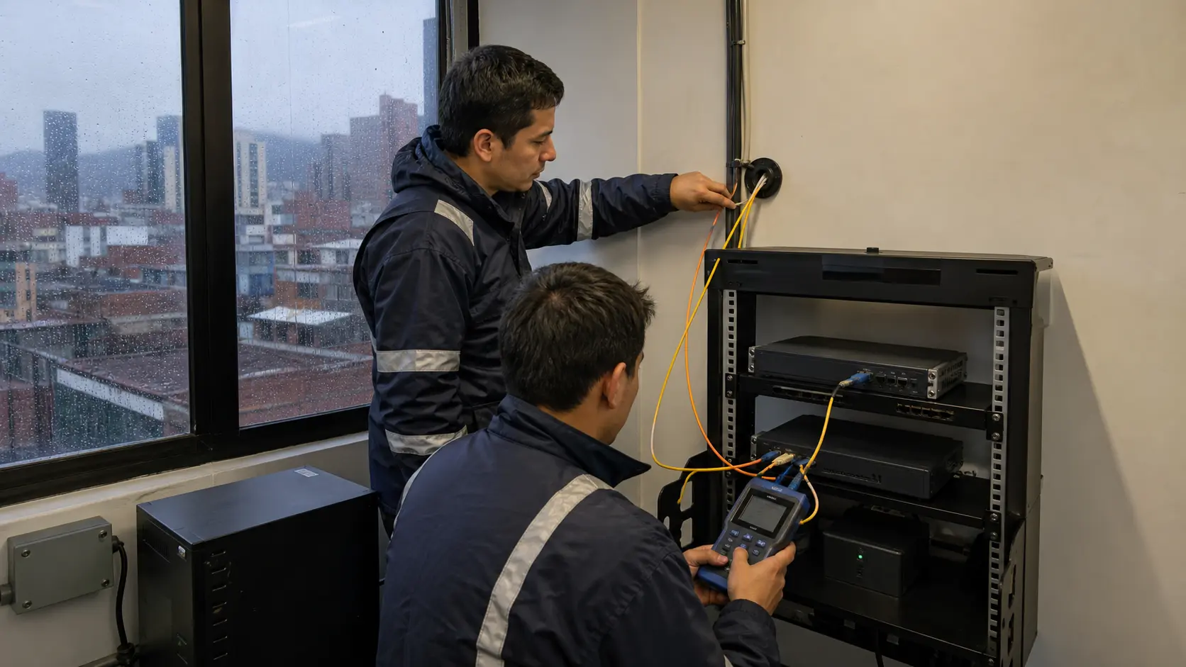 La prueba de redundancia de S3Wireless Colombia comienza en el montante del edificio, no en el enrutador