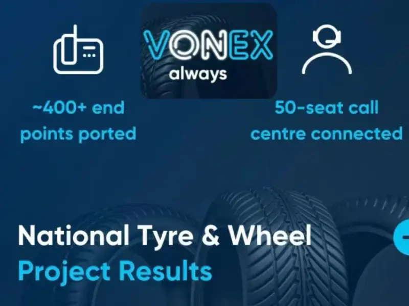 Vonex、National Tyre & Wheel とのサービス契約を獲得