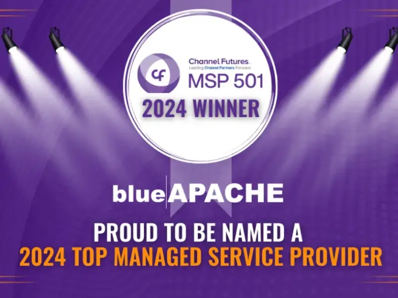 blueAPACHE مُدرجة في قائمة Channel Futures 2024 MSP 501