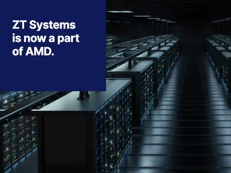 AMD、ZT Systems を 49 億ドルで買収