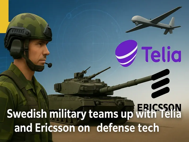 الجيش السويدي يتعاون مع Telia وEricsson لتكنولوجيا الدفاع