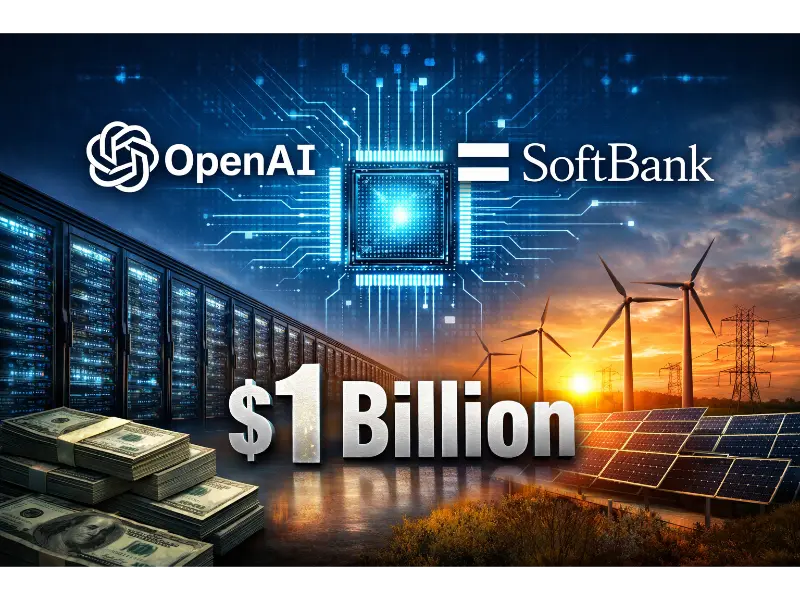 OpenAI と SoftBank が SB Energy に 10 億ドルを投資、AI データセンターの電力供給へ