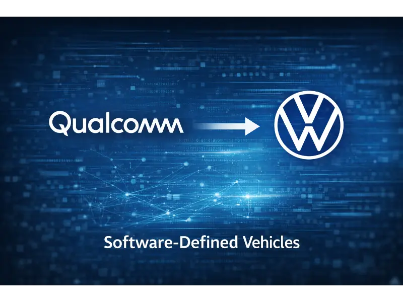 Qualcomm、Volkswagen の次世代ソフトウェア定義車両向けインフォテインメントを提供