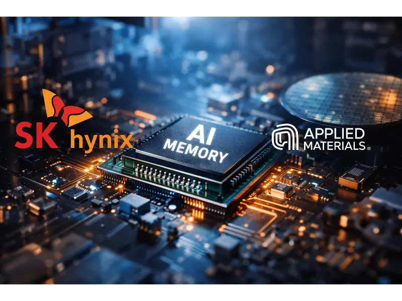 Applied Materials تتعاون مع SK Hynix لتطوير ذاكرة الذكاء الاصطناعي