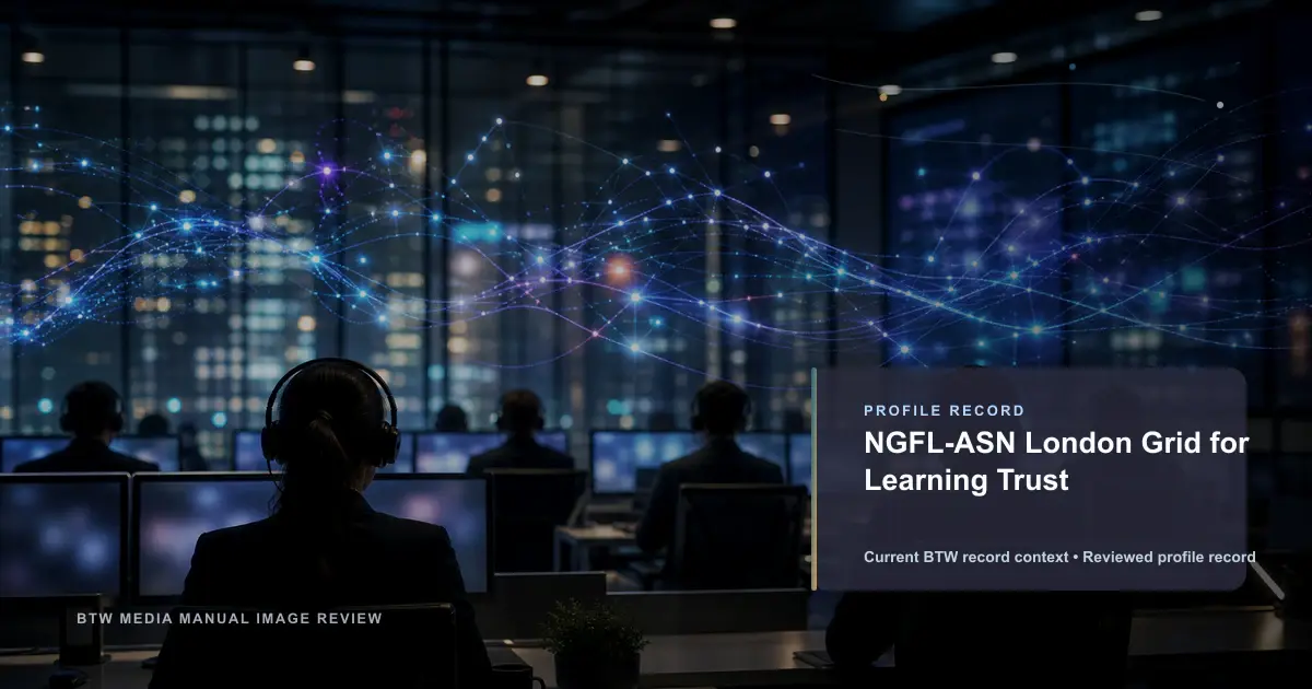 NGFL-ASN London Grid for Learning Trust reviewed profile record visual