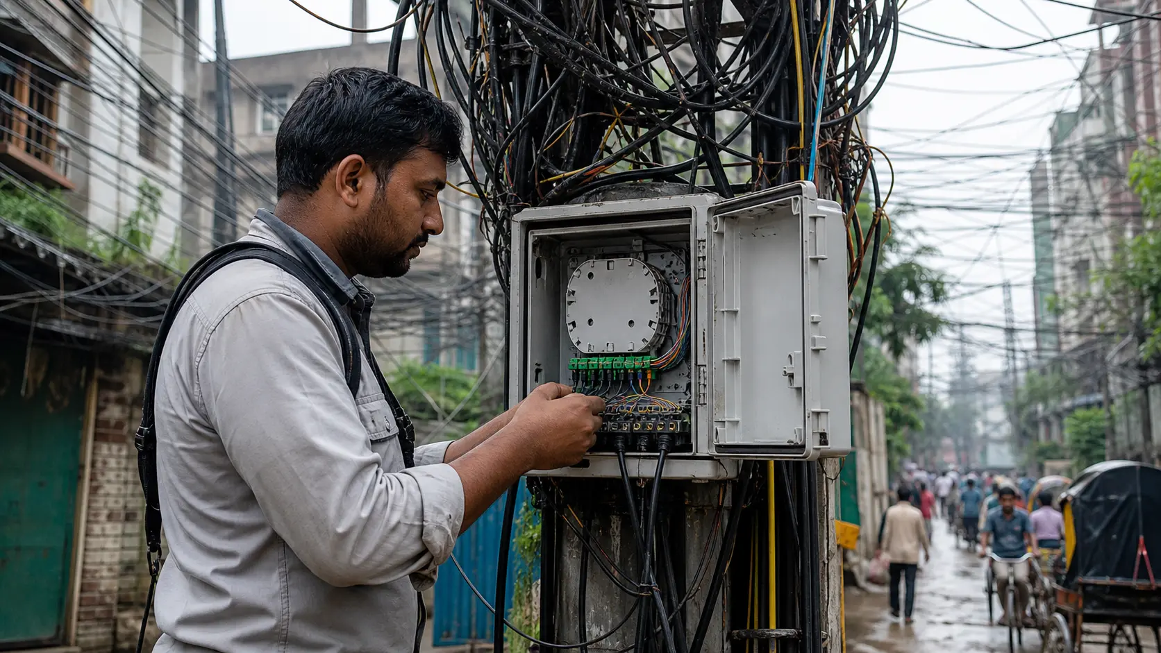 AP Info Internet Service تجعل فاتورة الاتصال المحلي تعتمد على المسارات العليا والإصلاح الميداني