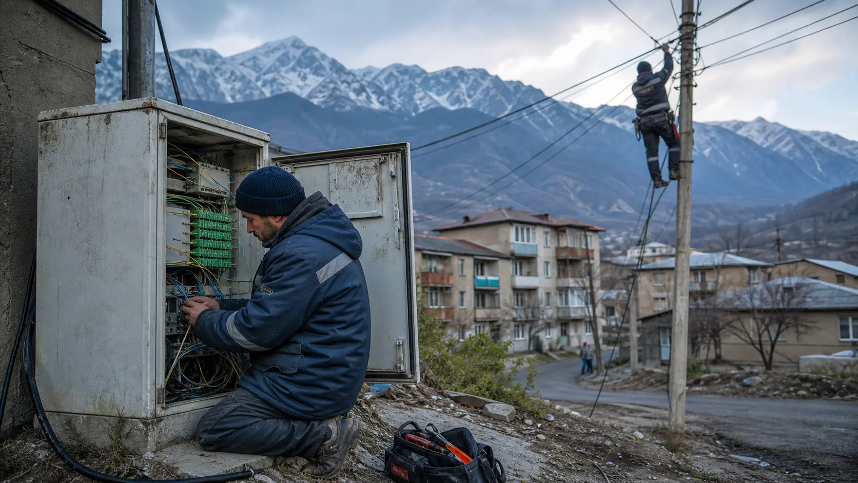 KAVKAZNET Kavkaz Internet Service Ltd. hace que la factura de conectividad local dependa de las rutas ascendentes y la reparación en campo