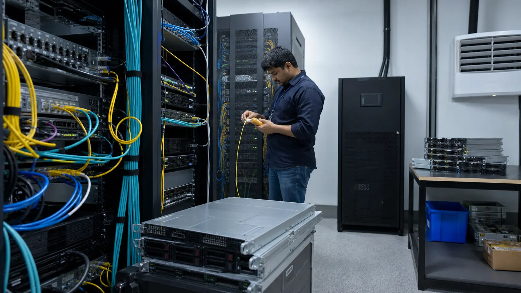 Editorial illustration for Micro Hosting Private Limited sells hosted capacity that still depends on racks, transit and repair windows