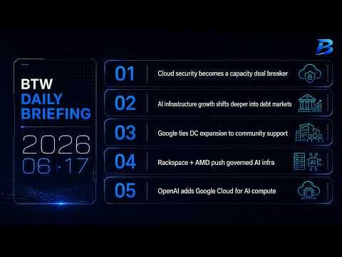 Daily briefing | AI compute demand pushes cloud and data centre capacity limits