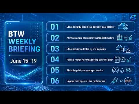 Weekly briefing | AI infrastructure faces security, debt and resilience tests
