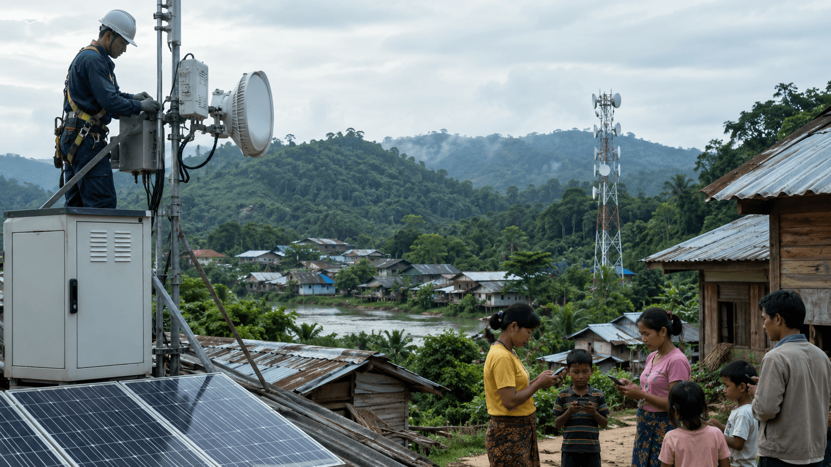 Editorial infrastructure image for ARAKHA NET