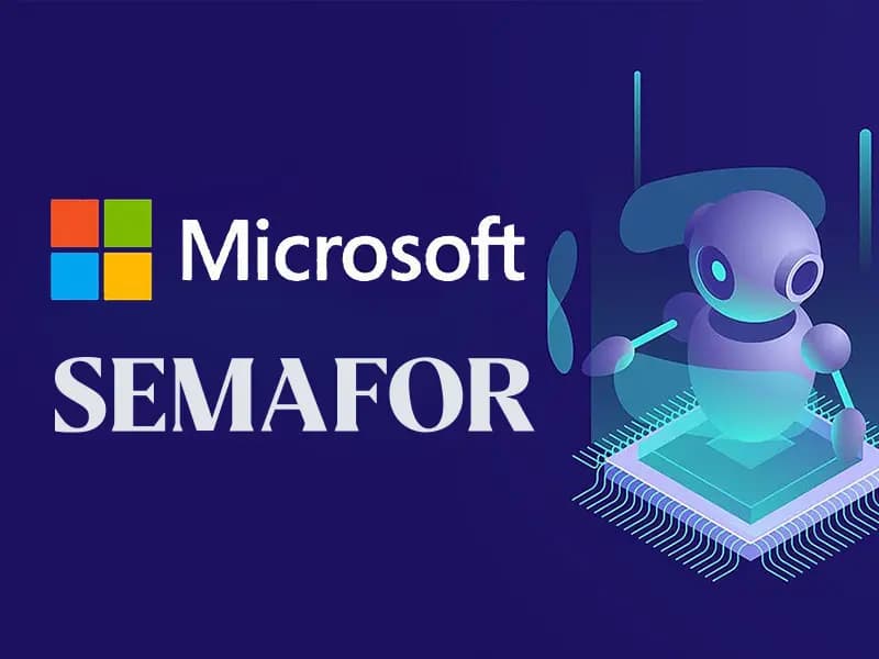 Microsoft e Semafor promovem o uso racional de IA nos meios de comunicação