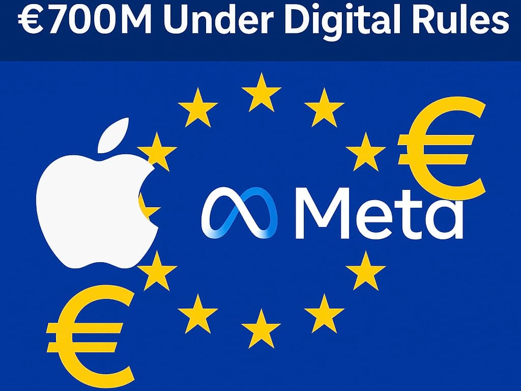 EU、DMA 違反で Apple に 5 億ユーロ・Meta に 2 億ユーロの罰金、60 日以内の改善要求