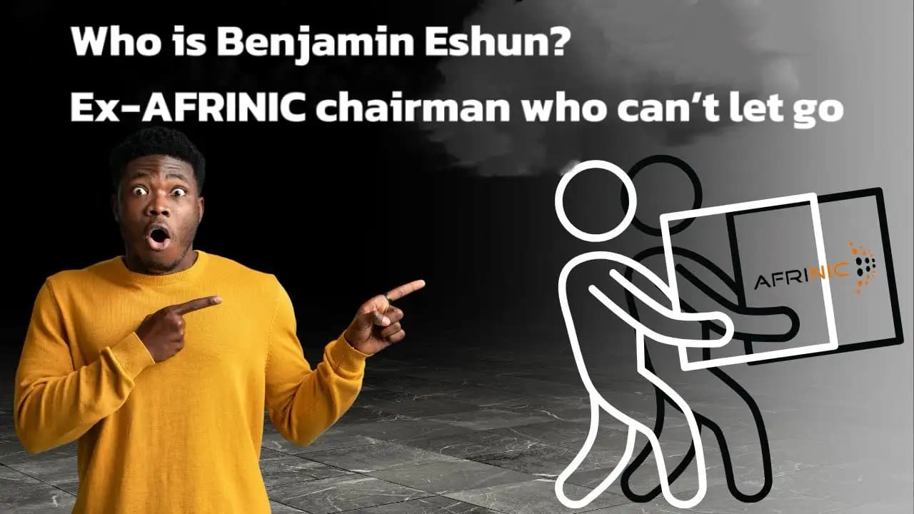 Who is Benjamin Eshun? Ex-AFRINIC chairman who couldn’t let go